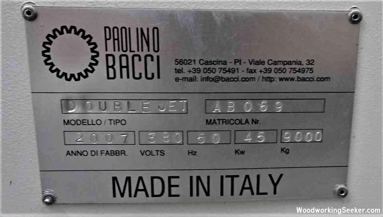 Second-hand 5+5 axis cnc working center Bacci mod. Double Jet ...